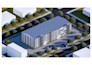 design 2d or create 3d factory, industrial building, office